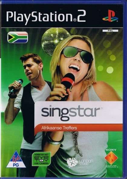 PS2 Singstar Afrikaanse Treffers Game With Microphones Bundle