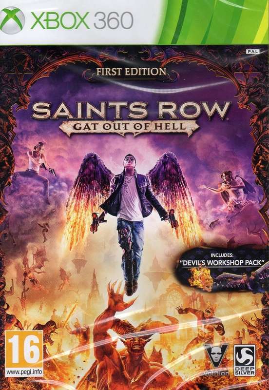 Xbox 360 Saints Row Gat Out Of Hell First Edition / As New / Original Product