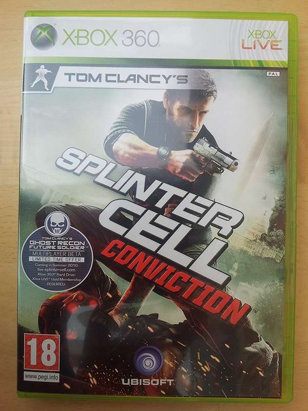 Xbox 360 Tom Clancys Splinter Cell Conviction / Original Product