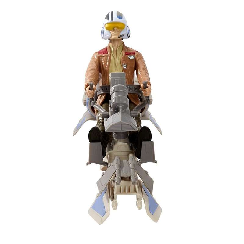 Star Wars Speeder Bike Motojet Poe Dameron Special Edition Figure / As New (Boxed)