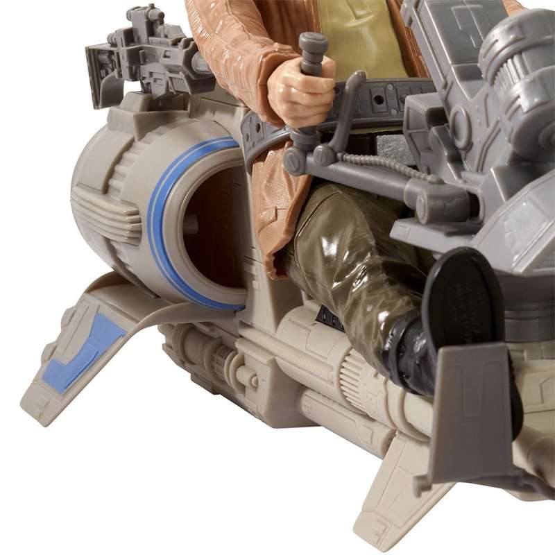 Star Wars Speeder Bike Motojet Poe Dameron Special Edition Figure / As New (Boxed)