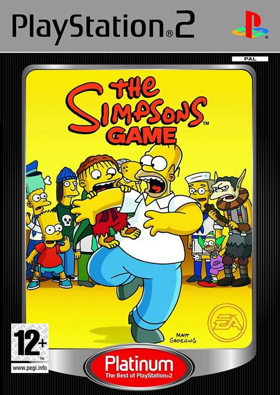 PS2 The Simpsons Game
