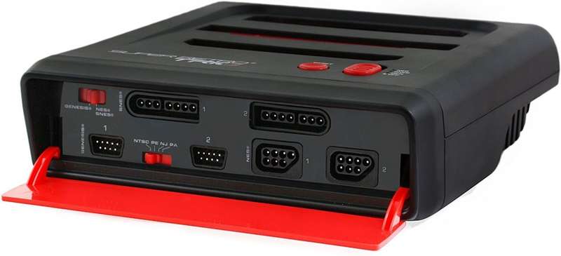 Retro-Bit Super Retro Trio Console Red-Black / As New (Boxed)