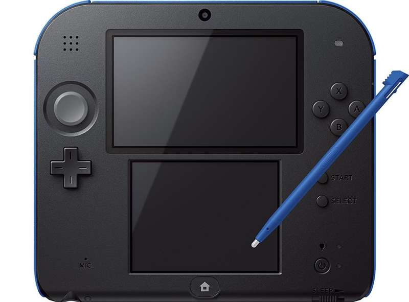 Nintendo 2DS Black-Blue Console