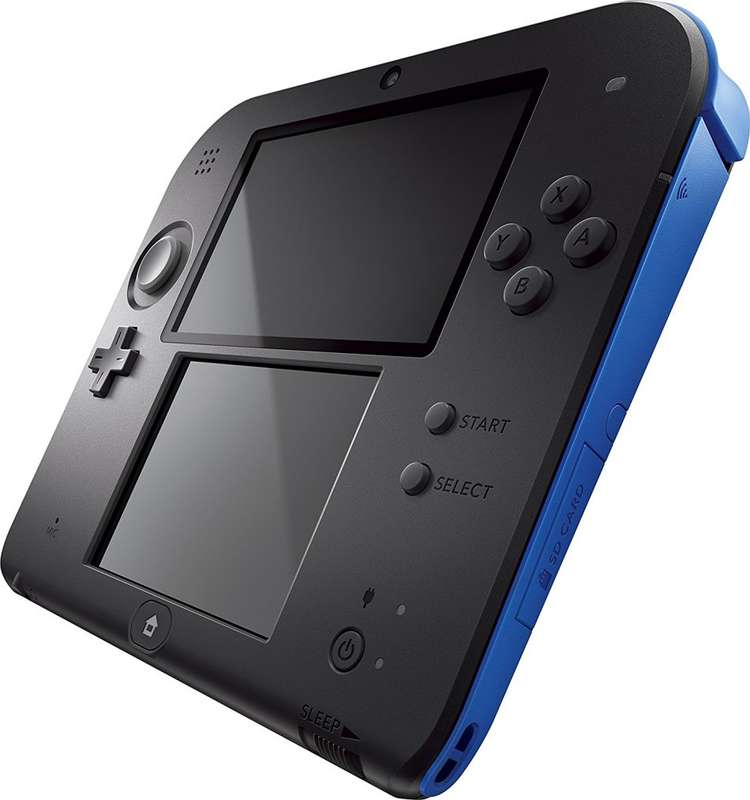 Nintendo 2DS Black-Blue Console