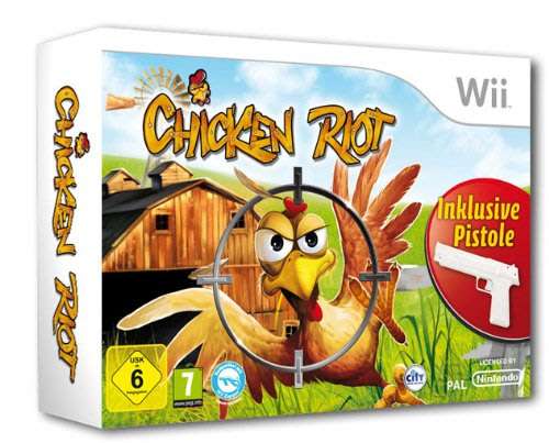 Wii Chicken Riot Shooter Bundle / Brand New (Sealed)