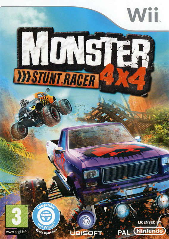 Wii Monster 4x4 Stunt Racer / As New