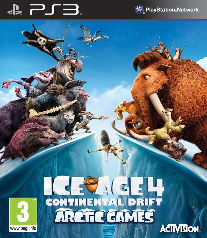PS3 Ice Age 4 Continental Drift Arctic Games