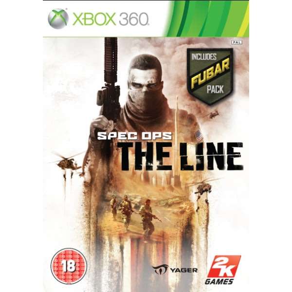 Xbox 360 Spec Ops The Line Including Fubar Pack / Original Product