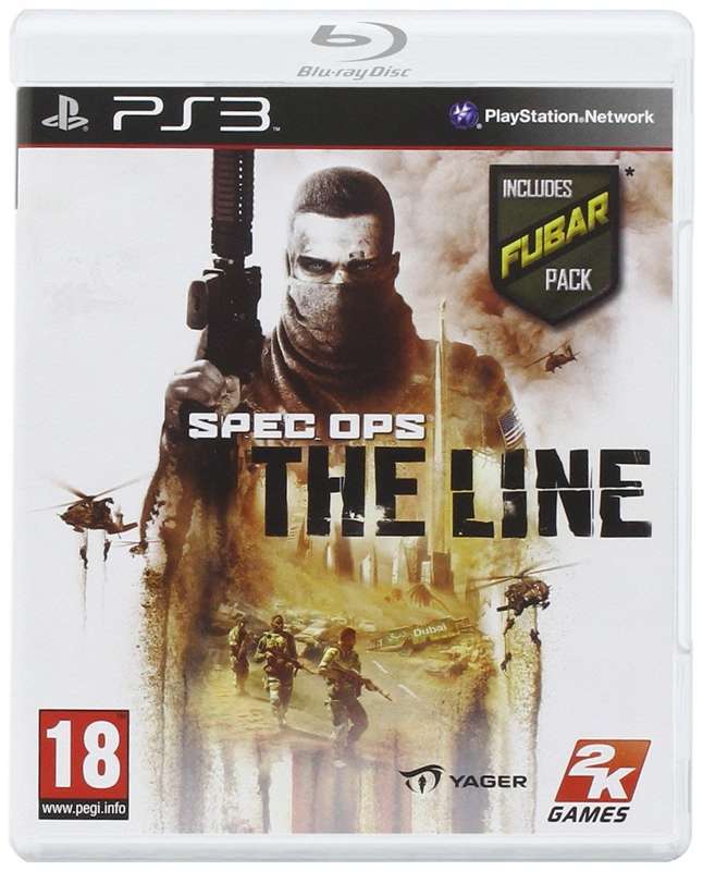 PS3 SPEC OPS THE LINE INCLUDING FUBAR PACK / AS NEW