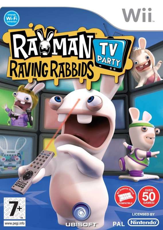 Wii Rayman Raving Rabbids TV Party