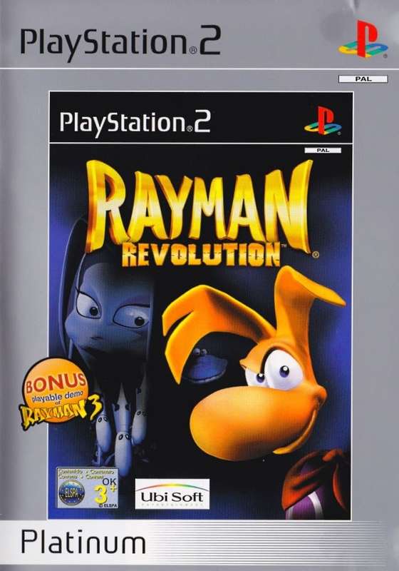 PS2 RAYMAN REVOLUTION PLATINUM / AS NEW