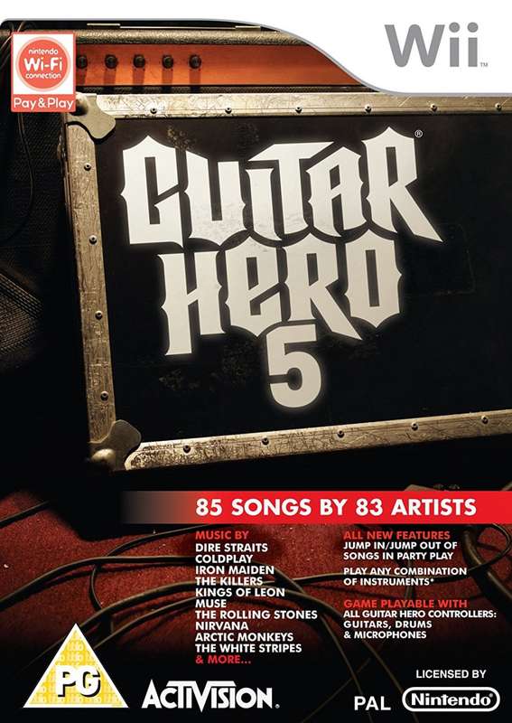 Wii Guitar Hero 5 / Sag