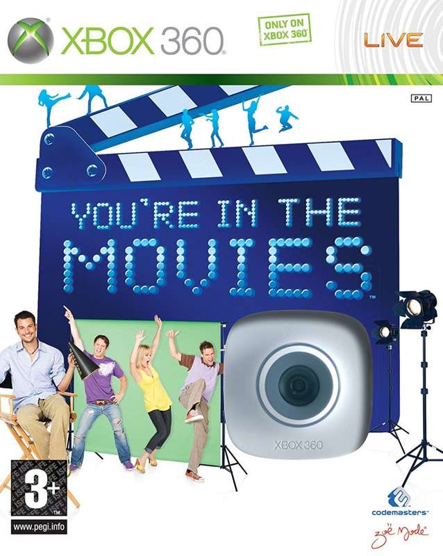 Xbox 360 Youre In The Movies Game With Camera Bundle / Brand New (Sealed)