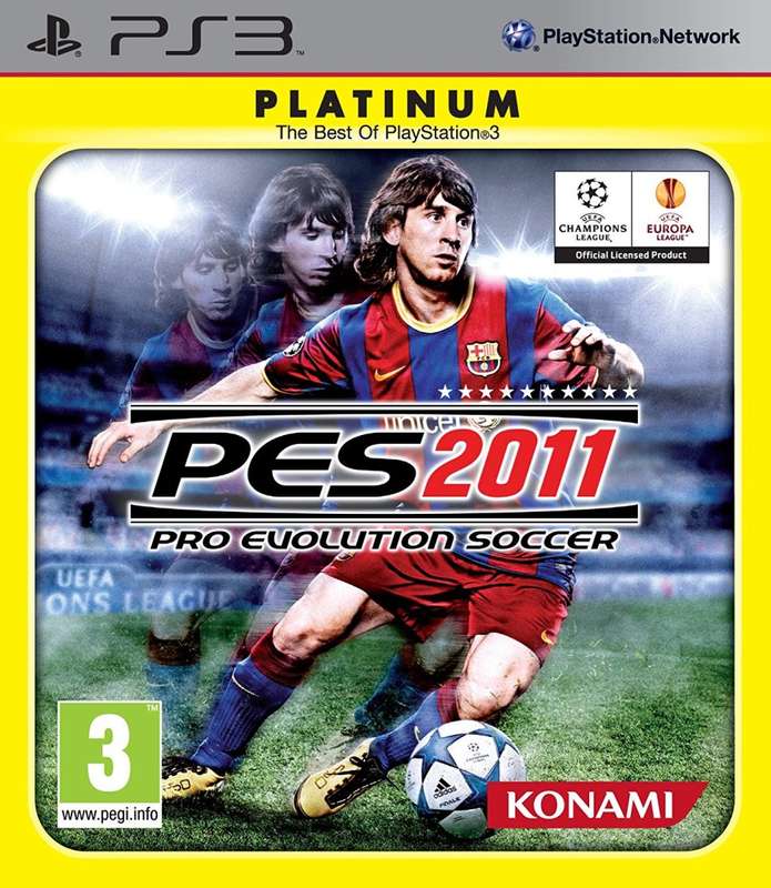 PS3 PES Pro Evolution Soccer 2011 Platinum / Brand New (Sealed)