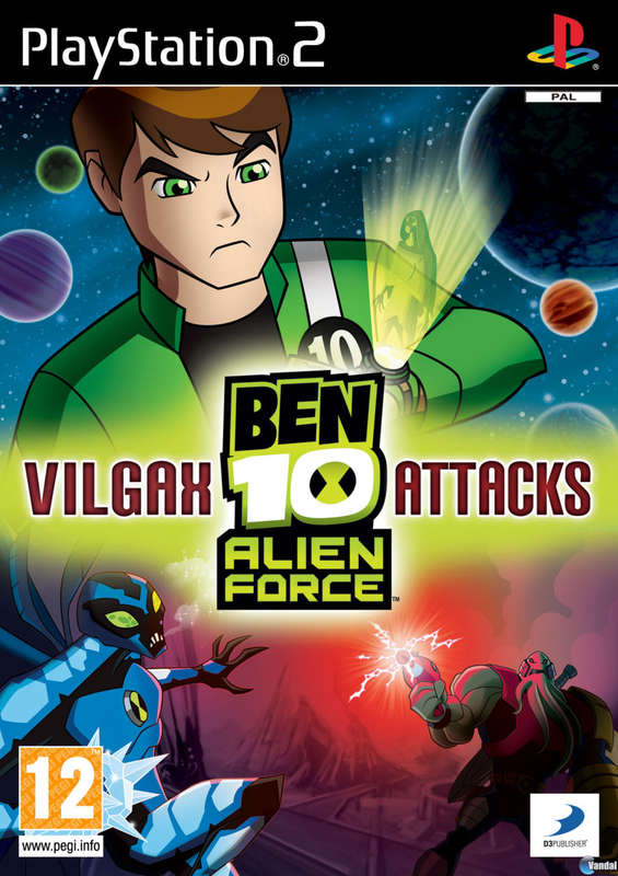 PS2 Ben 10 Alien Force Vilgax Attacks