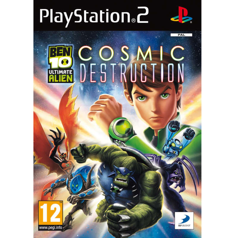 PS2 Ben 10 Ultimate Alien Cosmic Destruction