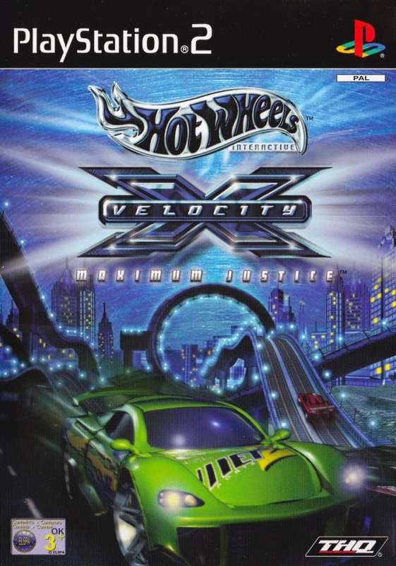 PS2 Hot Wheels Velocity X Maximum Justice