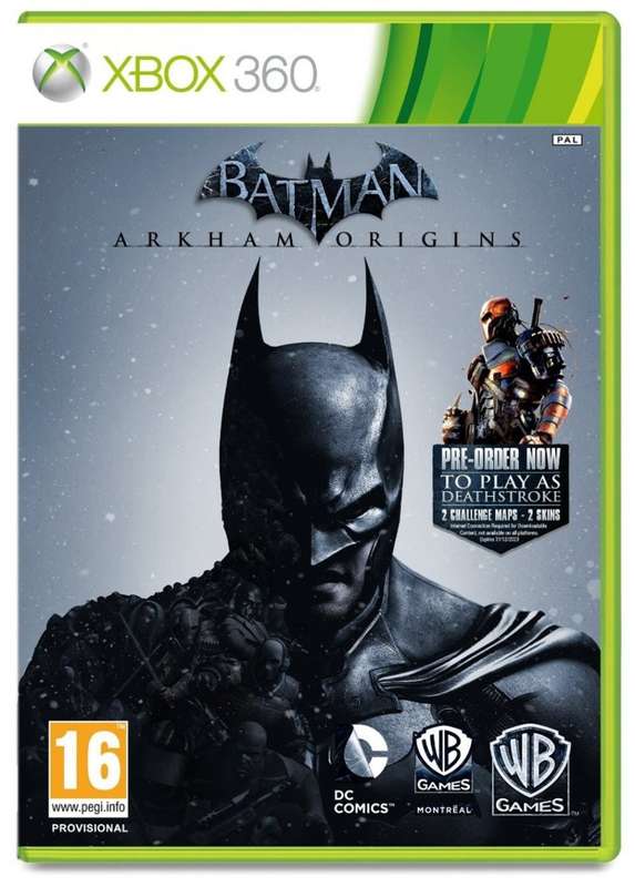 Xbox 360 Batman Arkham Origins Including Deathstroke Challenge Pack / Original Product