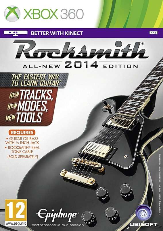 XBOX 360 ROCKSMITH 2014 EDITION / ORIGINAL PRODUCT / SAG / BID TO WIN