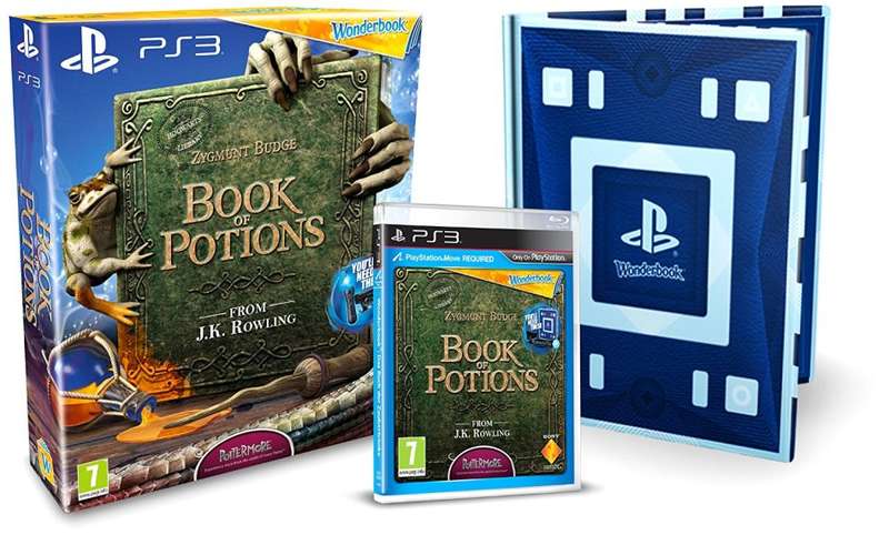 PS3 Wonderbook Book Of Potions Bundle / Boxed