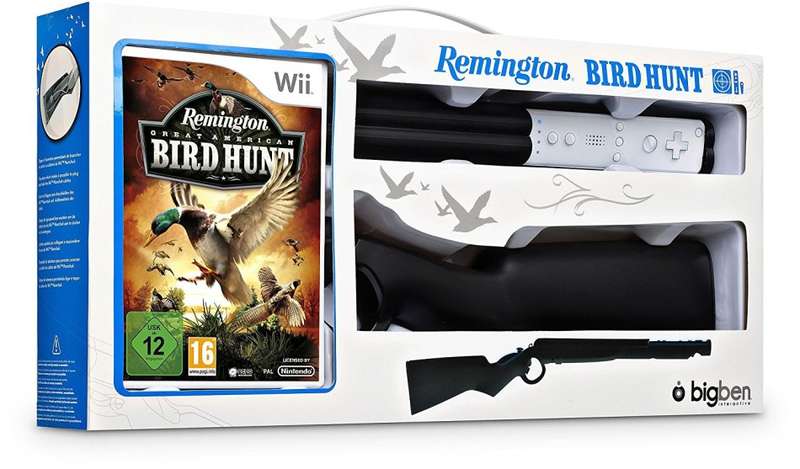Wii Remington Great American Bird Hunt Game With Gun Bundle