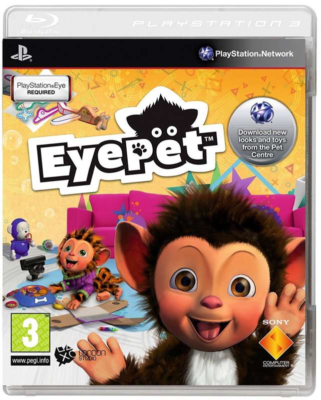 PS3 Eyepet Game With Camera Bundle