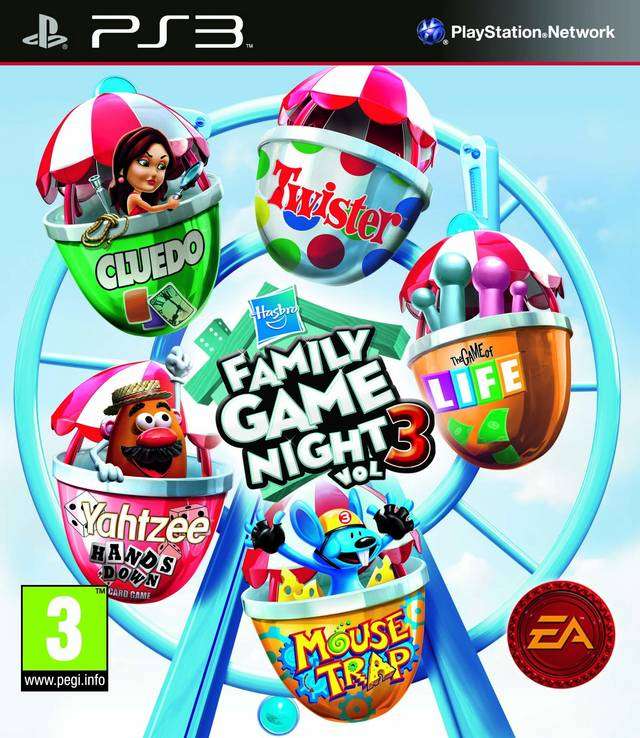 PS3 Hasbro Family Game Night Vol 3