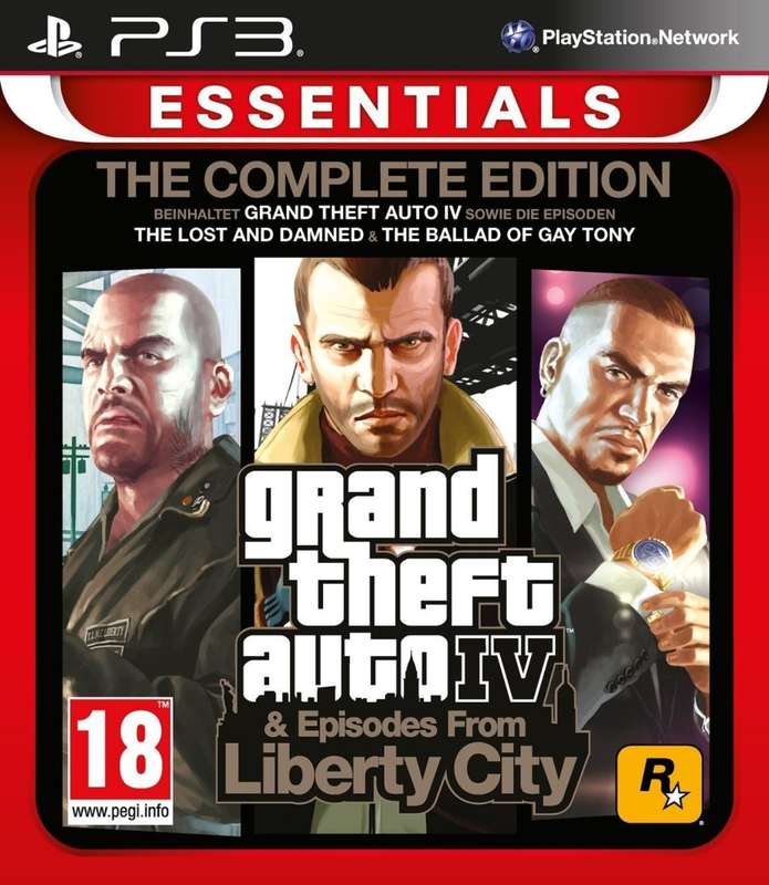PS3 GTA IV THE COMPLETE EDITION ESSENTIALS / BRAND NEW (SEALED)
