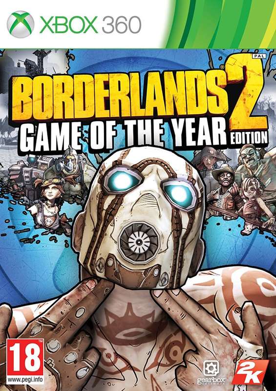 XBOX 360 BORDERLANDS 2 GAME OF THE YEAR EDITION / ORIGINAL PRODUCT