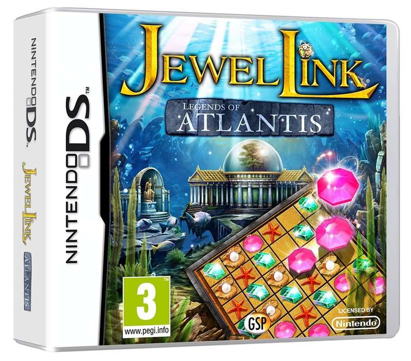 Nintendo DS Jewel Link Legends Of Atlantis / Brand New (Sealed)