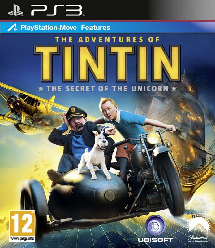 PS3 THE ADVENTURES OF TINTIN THE SECRET OF THE UNICORN / BID TO WIN
