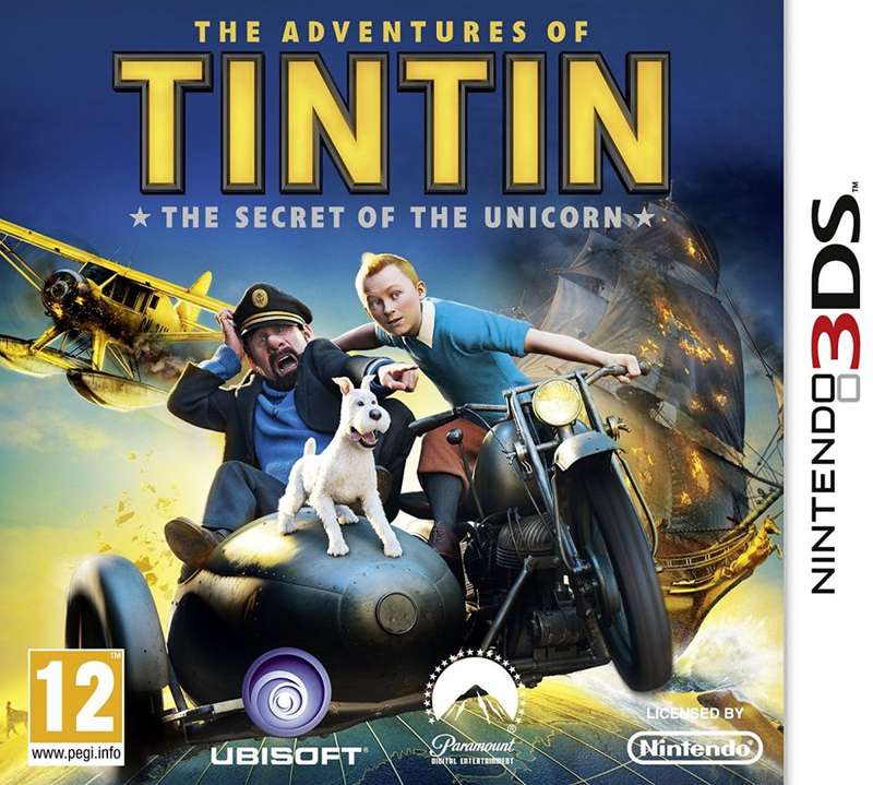Nintendo 3DS The Adventures Of Tintin The Secret Of The Unicorn