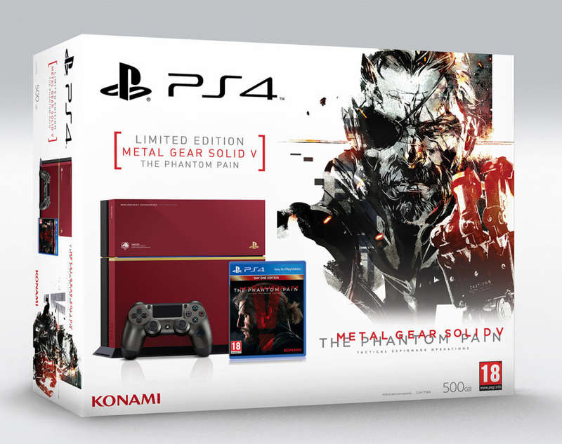 PS4 METAL GEAR SOLID V THE PHANTOM PAIN LE 500GB CONSOLE BUNDLE / BRAND NEW (SEALED) / BID TO WIN