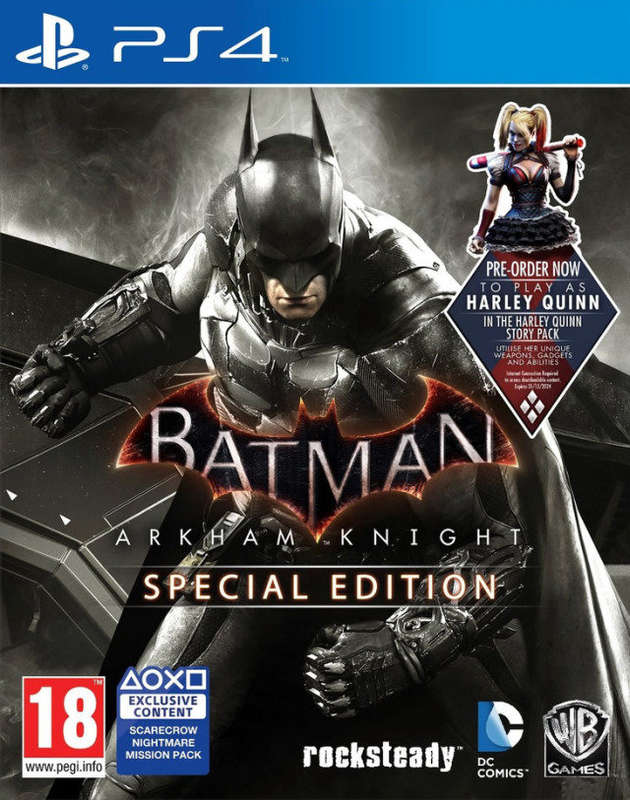 PS4 BATMAN ARKHAM KNIGHT STEELBOOK SPECIAL EDITION / AS NEW / BID TO WIN