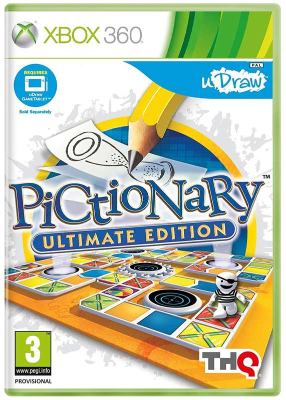 XBOX 360 PICTIONARY ULTIMATE EDITION / ORIGINAL PRODUCT / SAG / BID TO WIN