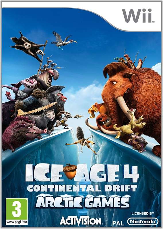 Wii Ice Age 4 Continental Drift Arctic Games