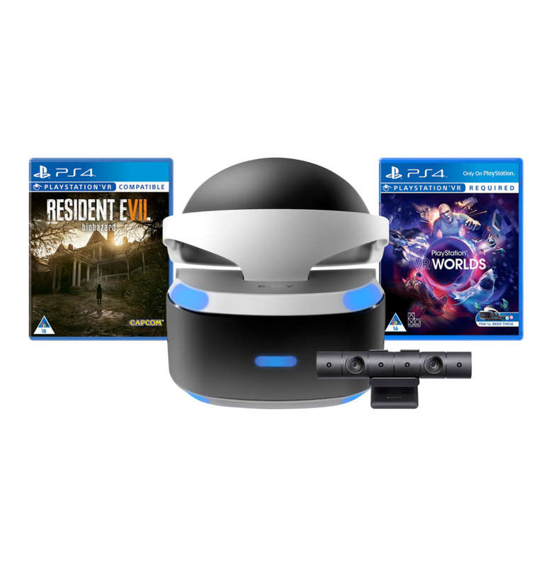 Sony PSVR Resident Evil VII & VR Worlds & Camera Bundle / Brand New (Sealed)