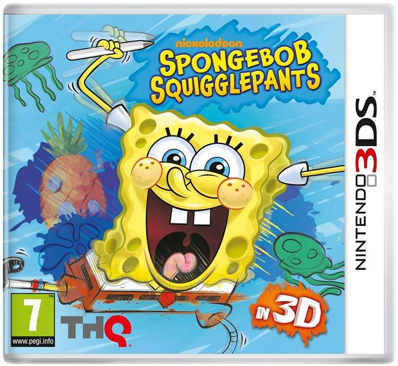 Nintendo 3DS Spongebob Squigglepants 3D