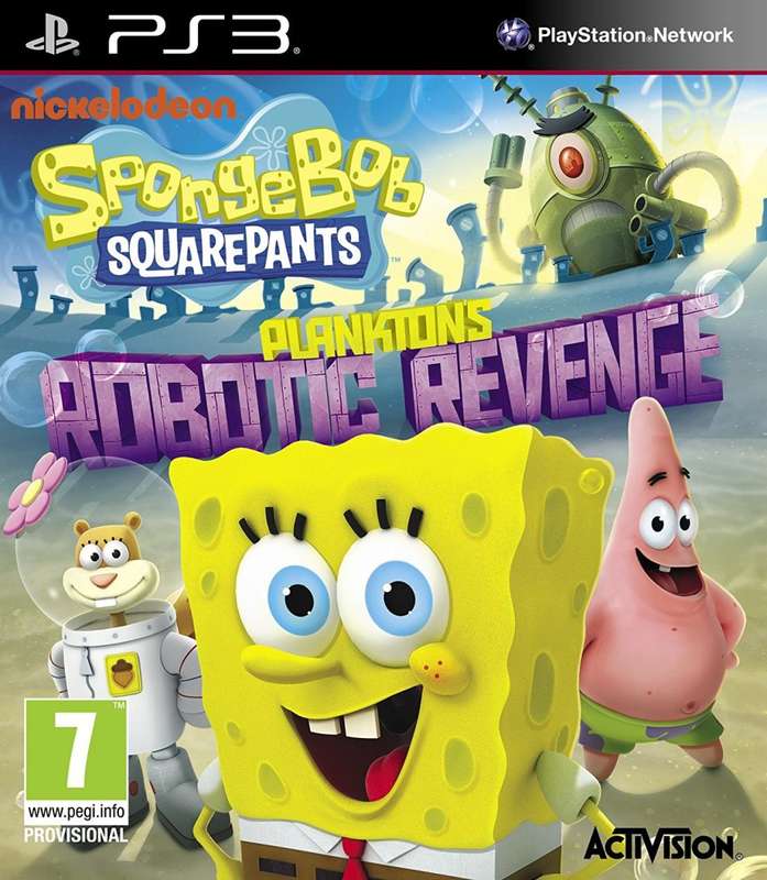 PS3 Spongebob Squarepants Planktons Robotic Revenge / As New