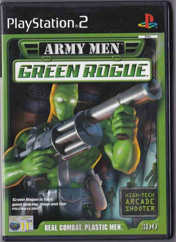 PS2 ARMY MEN GREEN ROGUE
