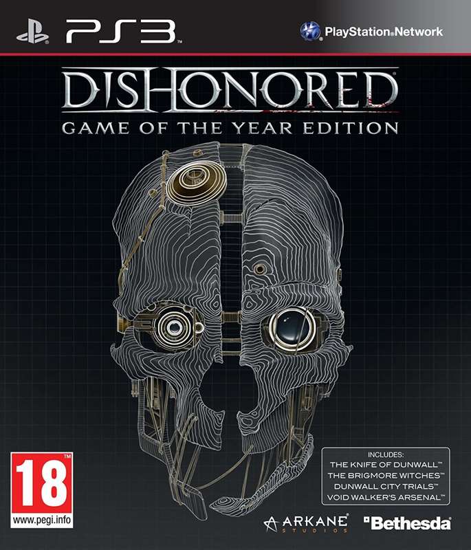PS3 Dishonored Game Of The Year Edition