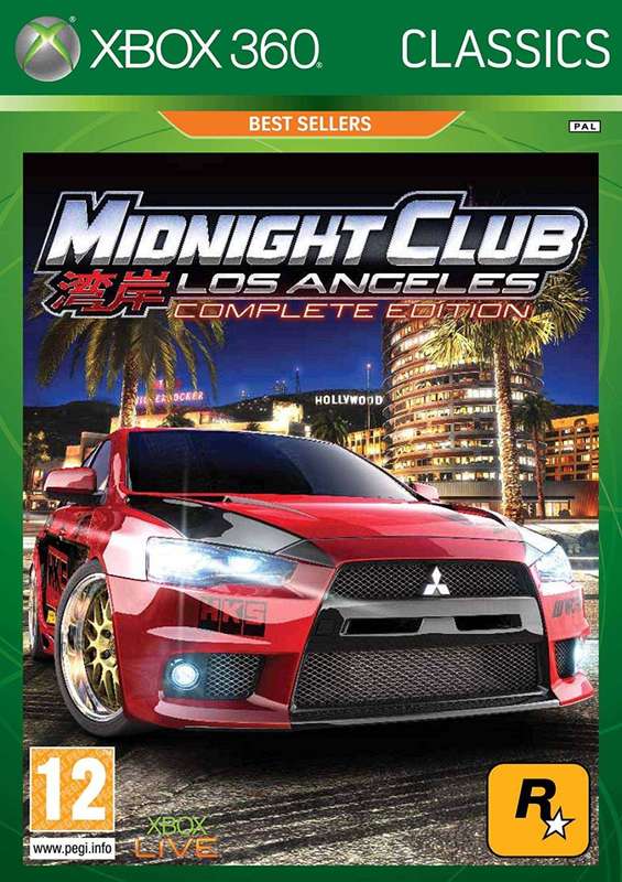 Xbox 360 Midnight Club Los Angeles Complete Edition Classics / Original Product