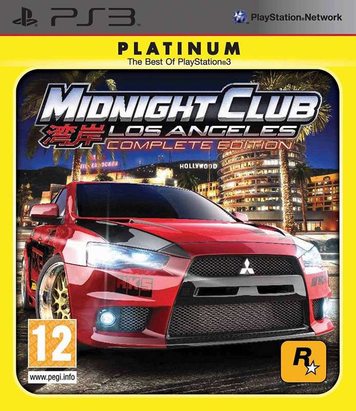 PS3 Midnight Club Los Angeles Complete Edition Platinum / As New