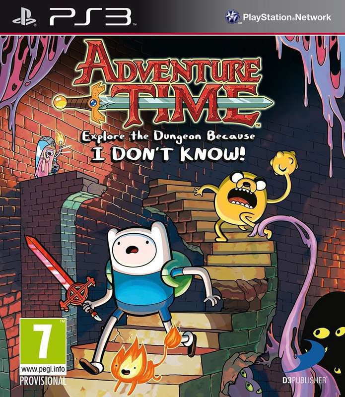 PS3 Adventure Time Explore The Dungeon Because I Dont Know / Brand New (Sealed)