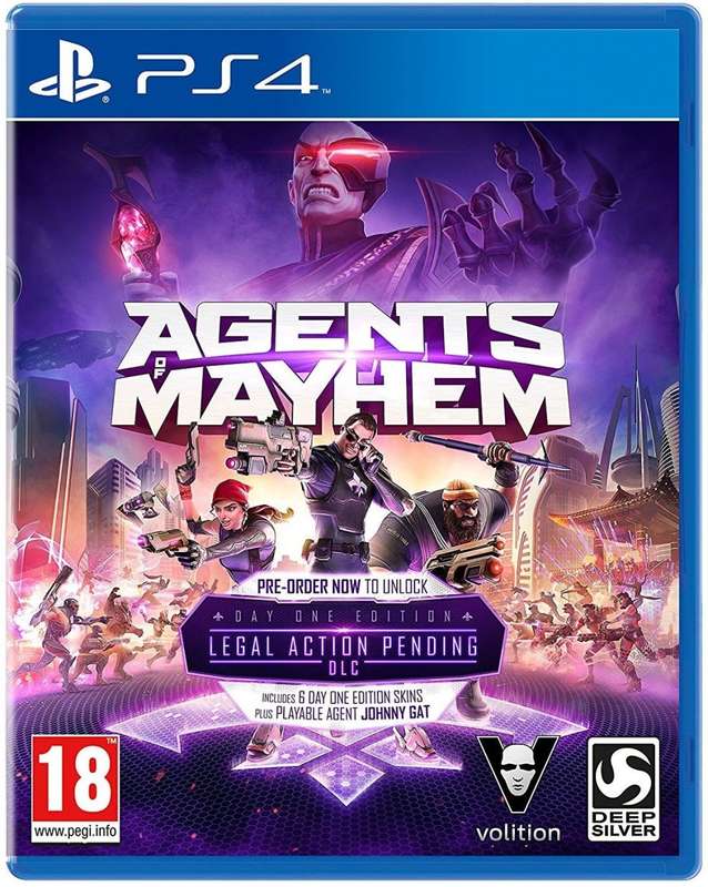 PS4 Agents Of Mayhem Day One Edition / Brand New (Sealed)