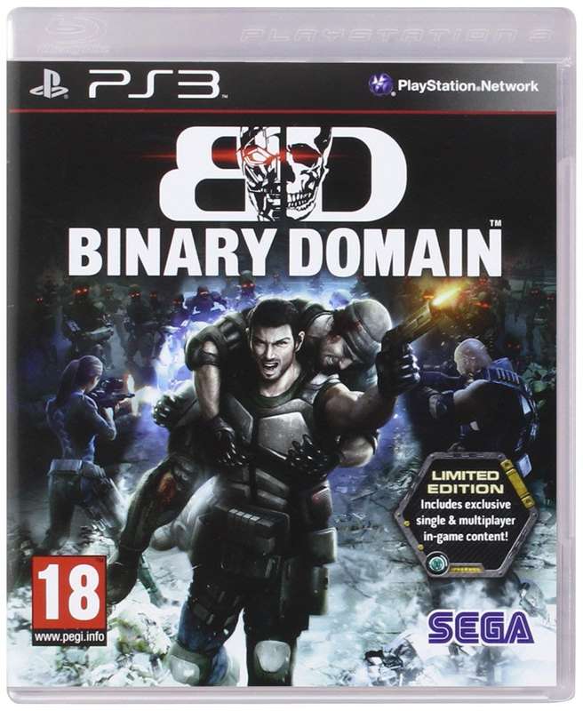 PS3 Binary Domain Limited Edition / Brand New (Sealed)