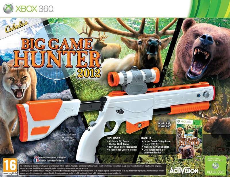 Xbox 360 Cabelas Big Game Hunter 2012 Gun Bundle / Original Product