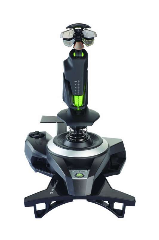 Xbox 360 Cyborg Fly 9 Wireless Flight Stick / Boxed / Original Product