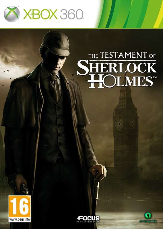 XBOX 360 THE TESTAMENT OF SHERLOCK HOLMES / AS NEW / ORIGINAL PRODUCT